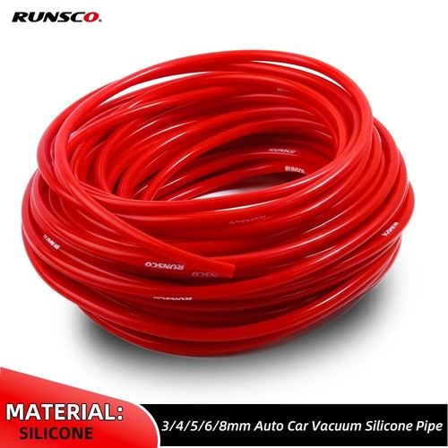 Silicone vacuum hose pipe - silicone, ash